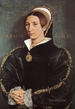  Cat Canvas - Portrait of Catherine Howard Renaissance Hans Holbein the Younger